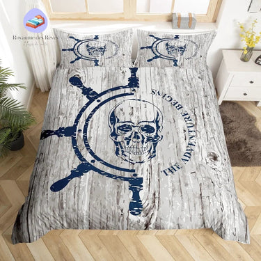 Housse de Couette Volant d'un Bateau Pirate
